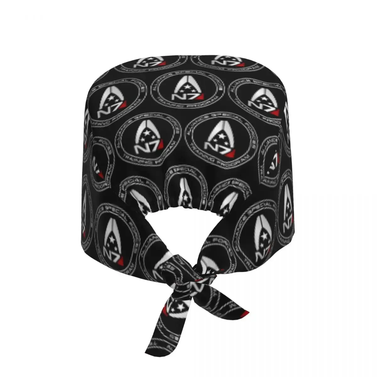 Armor Alliance Military Mass Effect N7 Scrub Hat Doctor Working Surgical Cap Men Women Adjustable Nursing Caps for Dentist