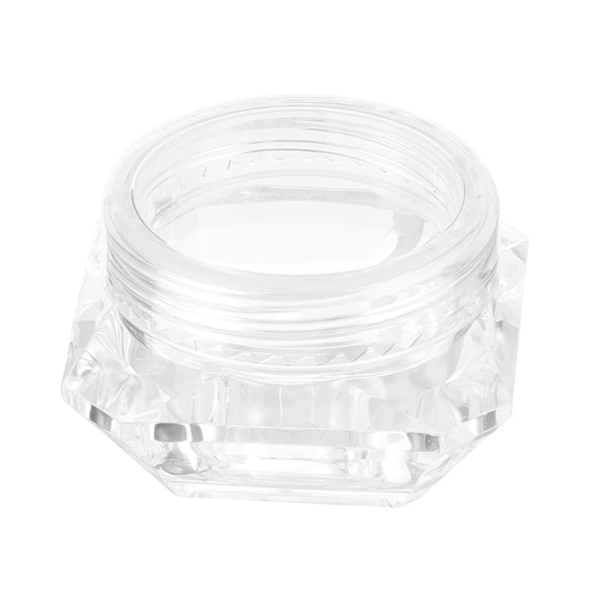 

20 pcs 5G Refillable Empty Jars Diamond Shape Transparent Loose Powder Container For Travel Organizer Skincare Tools
