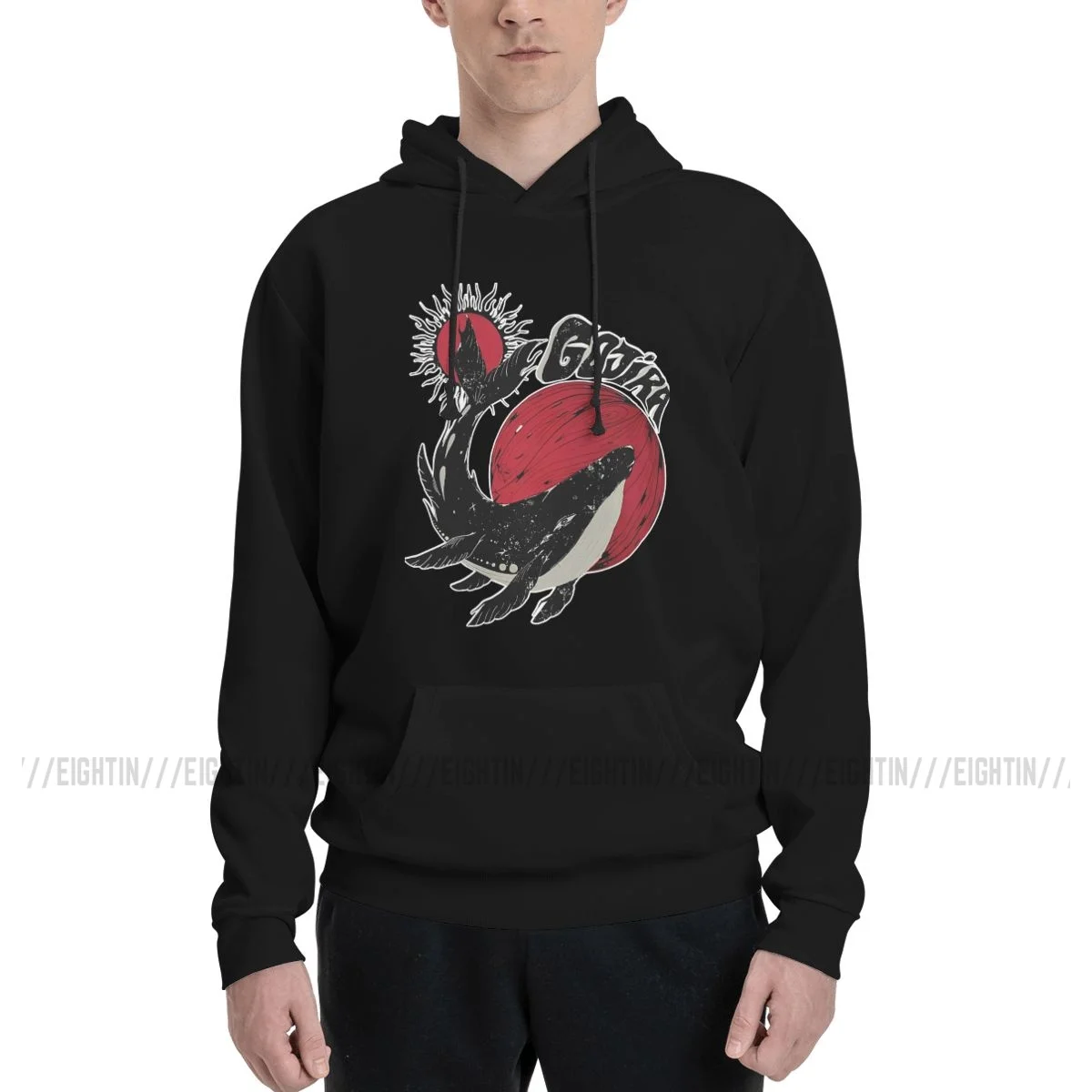 Whale G-Gojiras Band Hoodie Men Women Casual Heavy Metal Gothic Sweatshirts Winter Hooded Pullover