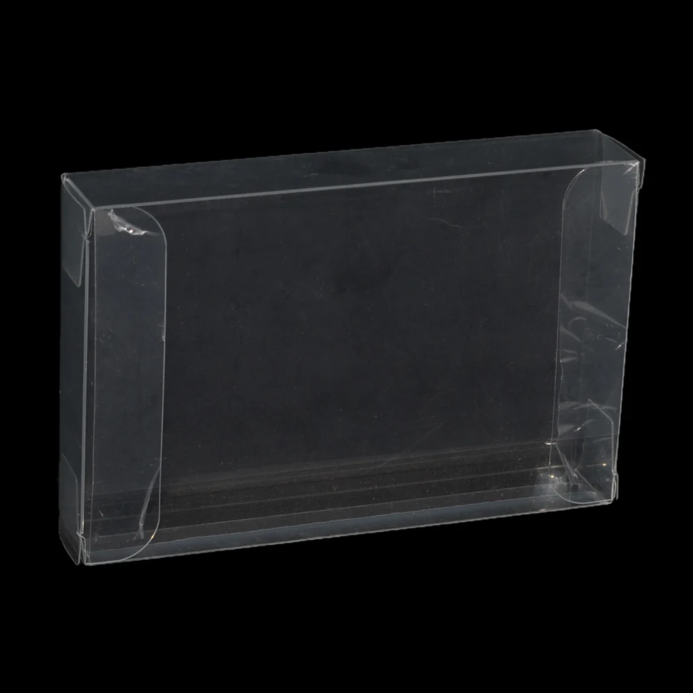 Clear Transparent PET  Cartridge Protector for N64 Game Card Plastic PET Case  display Boxes