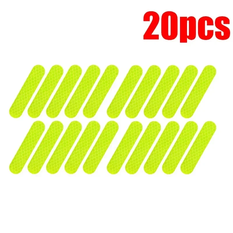 10-100Pcs Motorrad Helm Warnung Reflektierende Aufkleber Nacht Sicherheit Fahren Dekorative Streifen Aufkleber Fahrrad Moto Auto Aufkleber