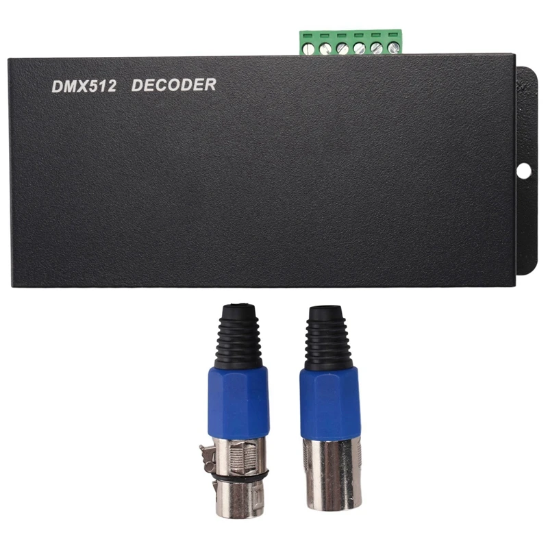 

2X 3CH DC12-24V RGBW DMX 512 Decoder LED Controller RGB LED DMX512 Decoder, DMX512-3CH