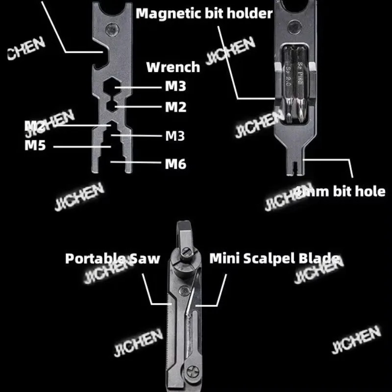 

Инструмент TZY 6-в-1, ключ для снятия, подвесной брелок с подвижным ключом