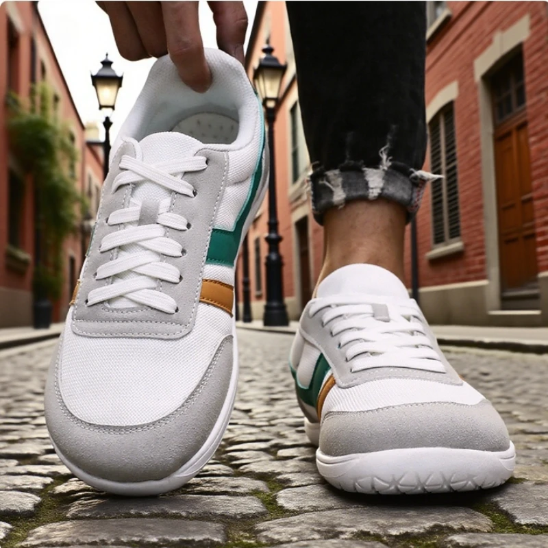 Men's Wide Toe Shoes Unisex Outdoor Running Zero Drop Casual Sneaker 2026 Fashion Minimalist Soft Wide Barefoot Shoes Super Deal