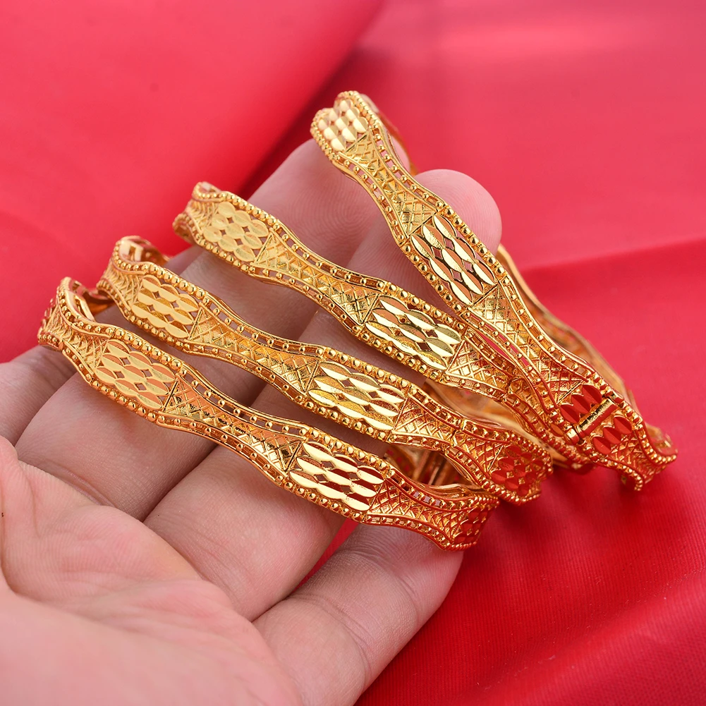 Dubai Men'S Fashion - Gelang Warna Emas Dubai untuk Wanita