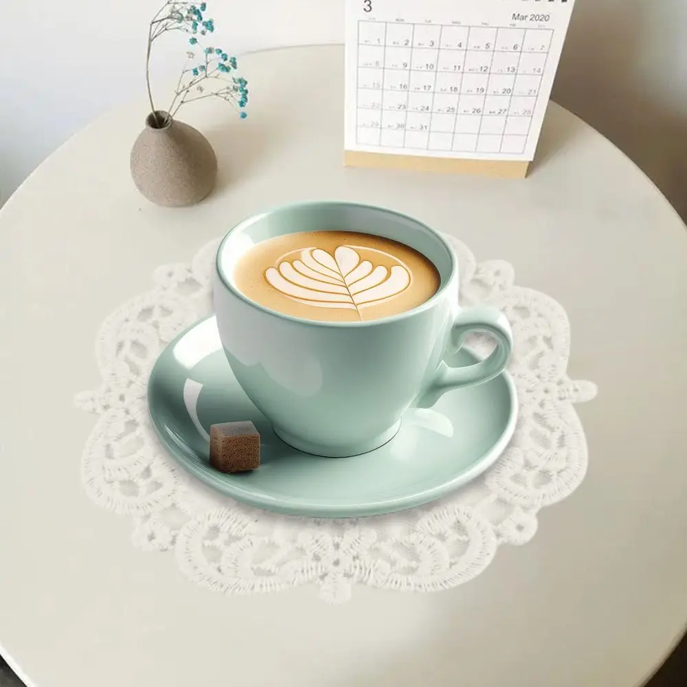 Napkin Lace Embroidered Coaster Kitchen Accessories Party Wedding Home Decorations Insulation Dining Mat Photo Prop