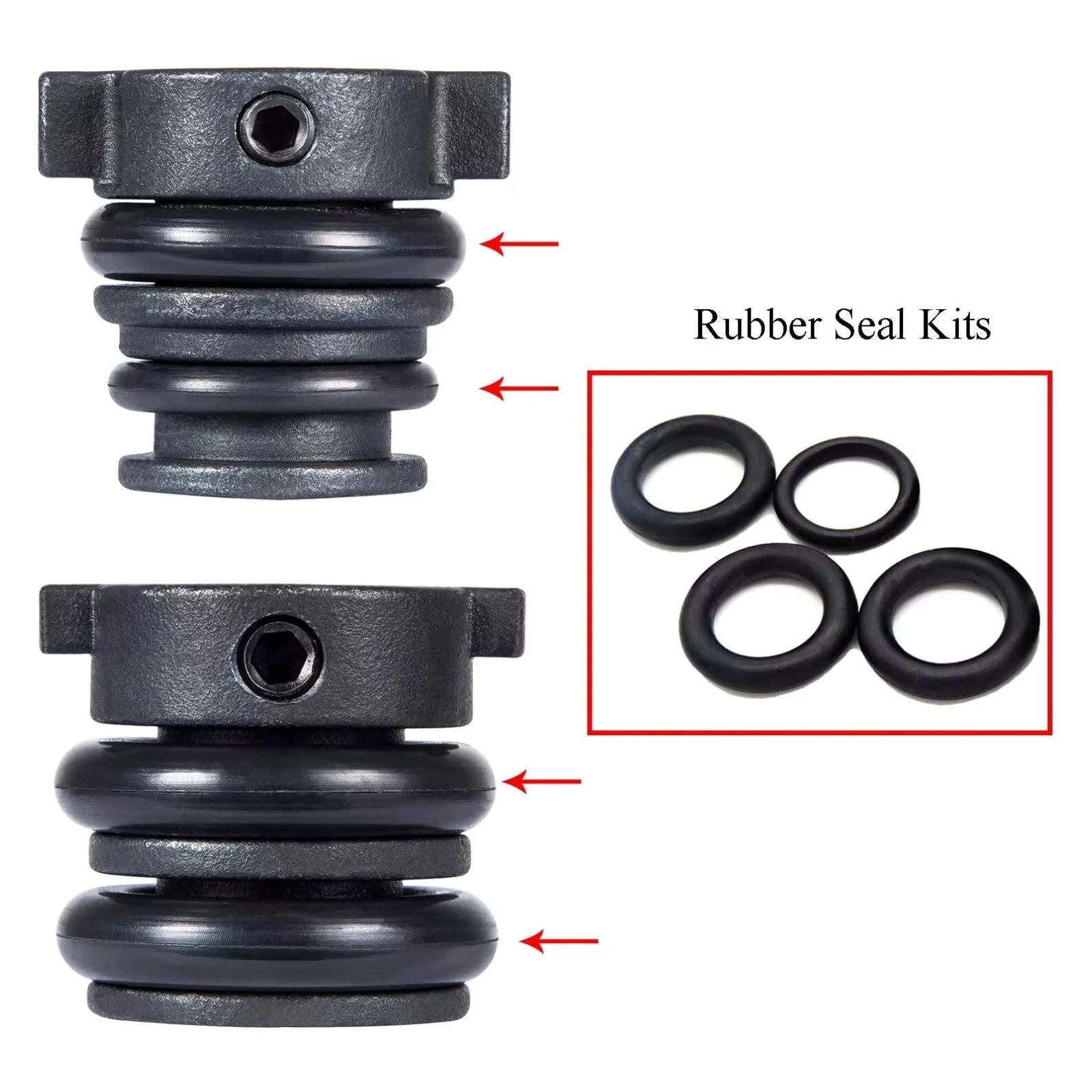 Injector Cup Remover Installer Tool Set J-46904 J-48824 for Detroit Diesel 60 Series Steel Injector Nozzle Sleeve Remover