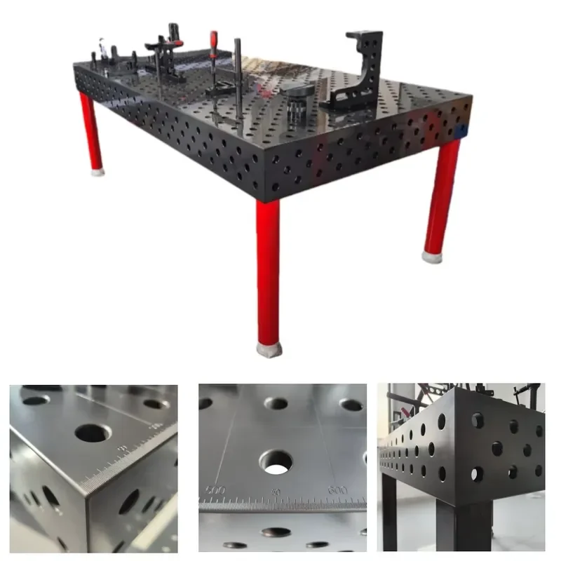 New Modular 3D Welding Fixture Table-CNC Machined Clamping System Nitride Coating for Precision Fabrication Custom Dimensions