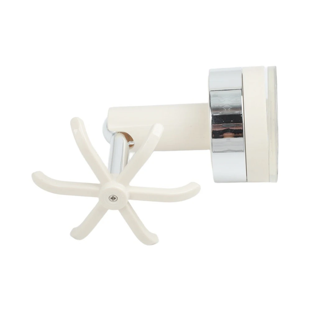 Rotating 6 Claw Suction Cup Hook for Kitchen Utensil Storage Wall Mount No Drilling Supports Up to 3kg with 360 Degree Rotation