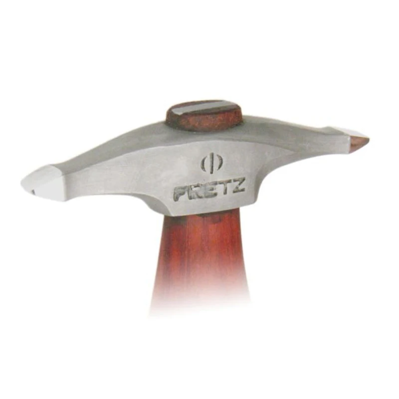 Fretz HMR-413 PrecisionSmith Petite Sharp Texturing Hammer 0.9oz Dual Micro Sharp Faces for Metal Jewelry Detail Texturing