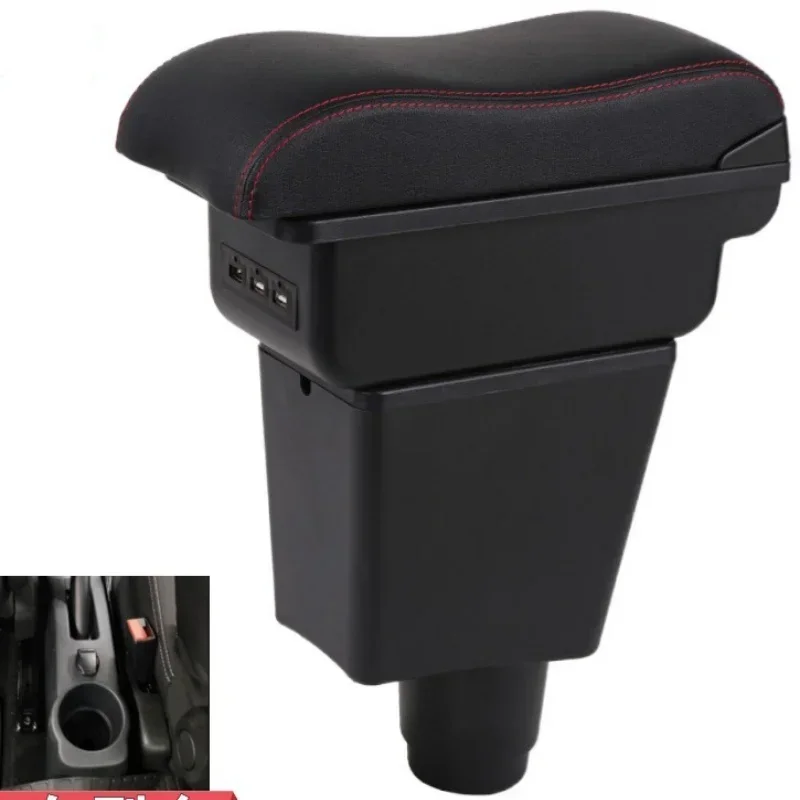 

New luxury For Renault Logan 2 Armrest For Dacia Logan 2 dokker Renault Sandero 2 Car Armrest Box Retrofit Parts Car Accessories