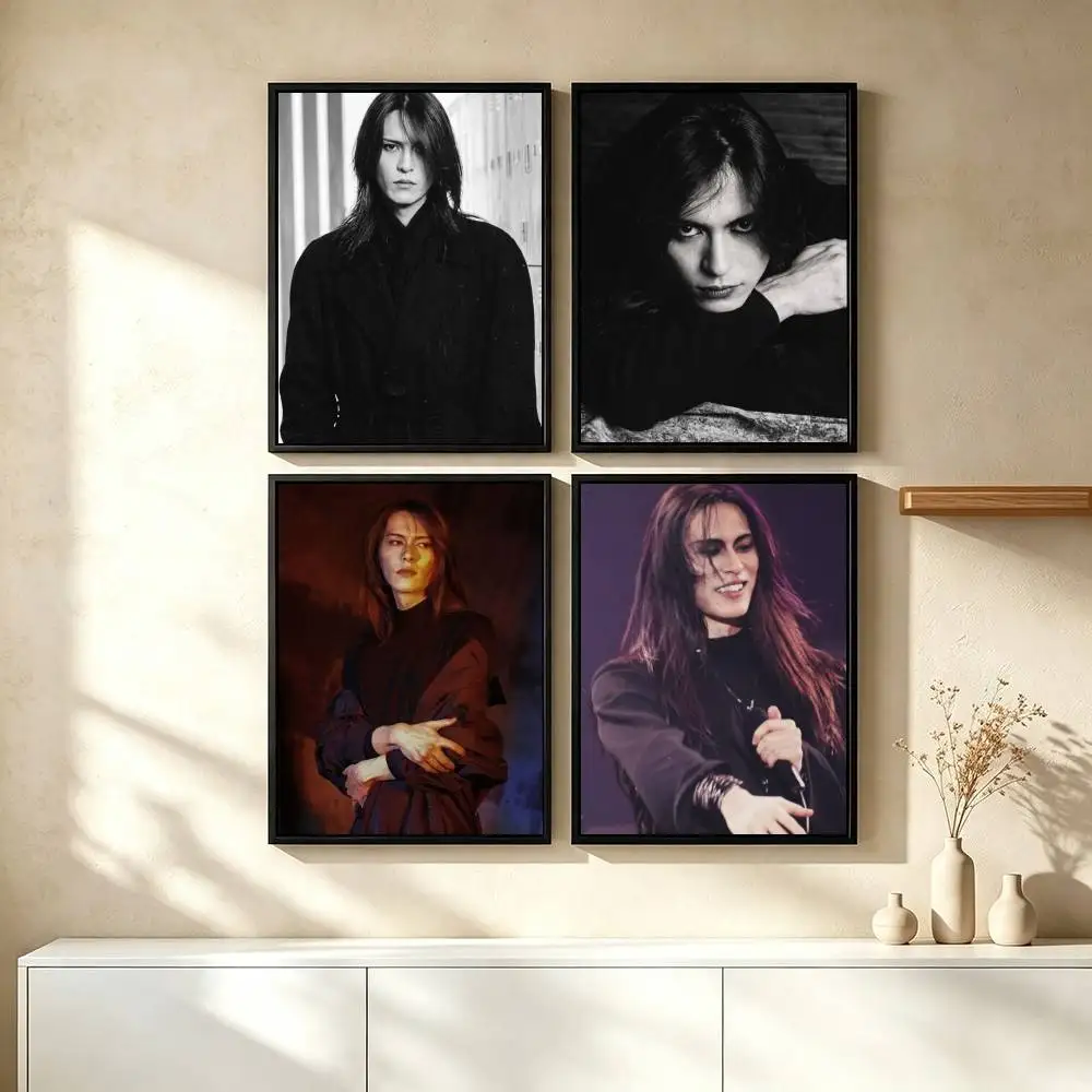 A-Atsushi Sakurai Visual Kei Rock Poster Waterproof Wall Art Sticker For Bar Living Room Vintage Decor High Quality Print Gift