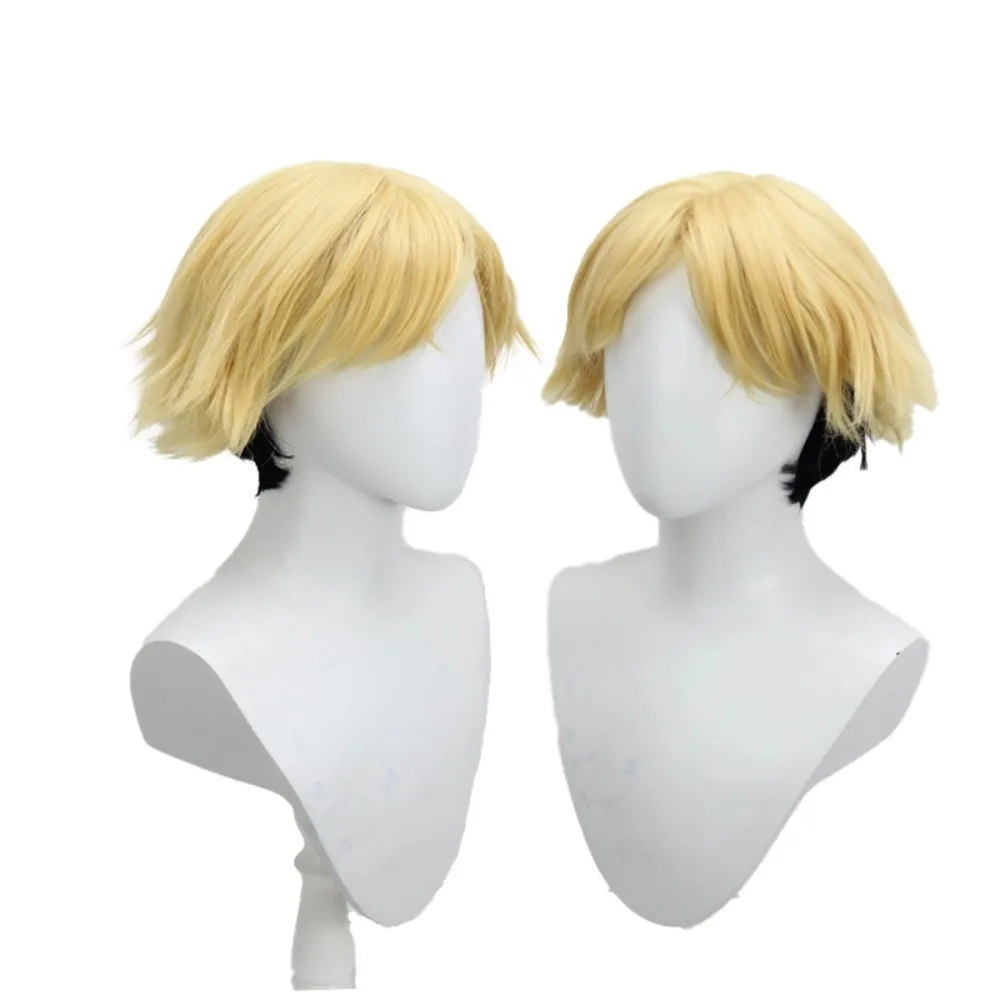 Frieren Beyond Journey's End Lante Peluca de cosplay degradado amarillo Anime Magic Usuar Hair para disfraz