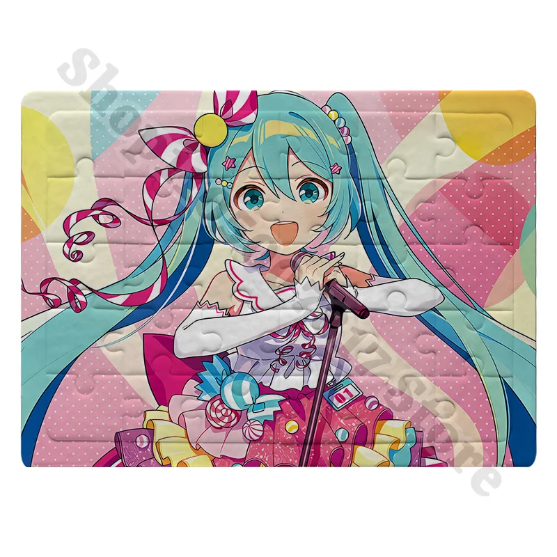 

Cartoon Classic Toys Creative Picture Puzzles Hatsunes Miku Anime Cute Jigsaw Puzzle Developmental Toy Jigsaws Birthday Gifts