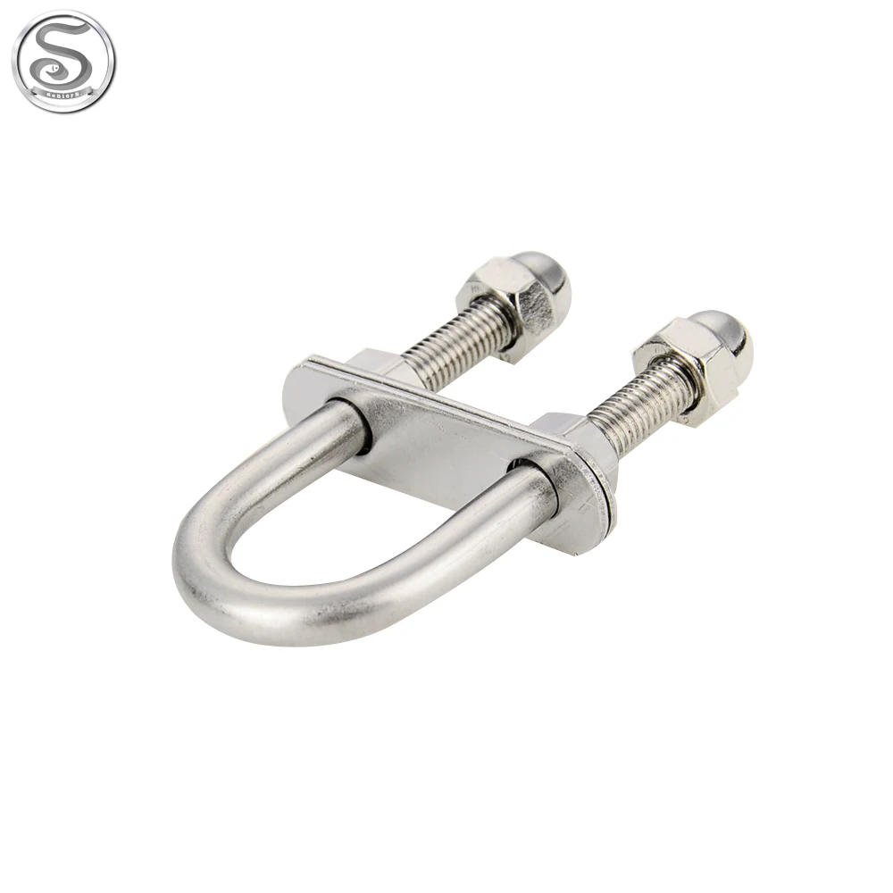 

M5 M6 M8 M10 M12 Stainless Steel 304 Boat Hardware Boat Parts Silver Auto Part Trailer U-bolt Nut Pipe Clamp Eye U-Bolt