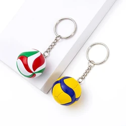 Volleyball Keychain Sports Games Gift Sport Souvenir Simulation Mini Stereoscopic Surrounding Fans Accessories Schoolbag Jewelry