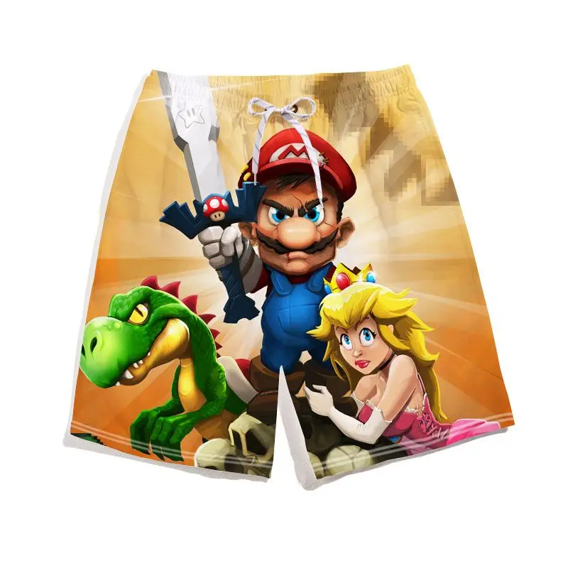 Pantalones cortos de verano de Mario, pantalones de playa para hombre, pantalones casuales, estilo Luigi Kuba Thin con todo lo que hay de veraniego.