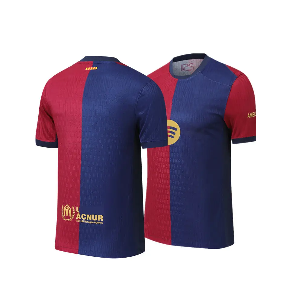 Men aldult sport t-shirt high quality   ANSU FATI 10  Barcess Player Edition  soccer Jersey Training wear games League shirt