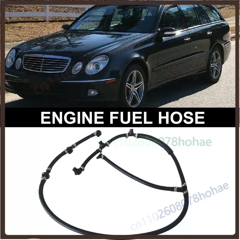 A6420705532 A6420703032 A6420701932 Fuel Overflow Return Line Hose for Mercedes Benz OM642 V6 Diesel Injector Leak Off Pipe
