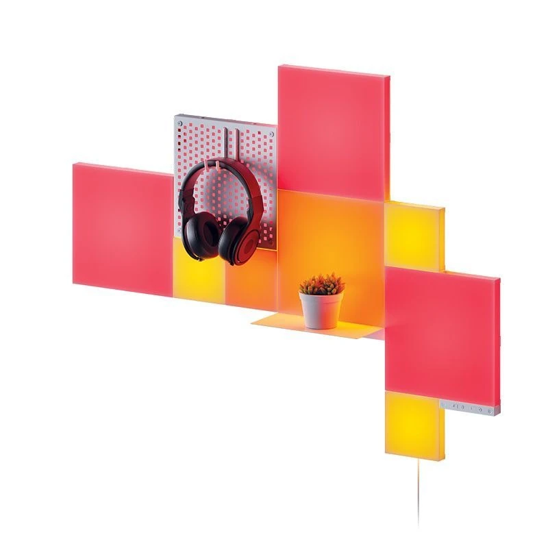 

Building block strange light board blocks square e sports room hole luminous shelf ambient