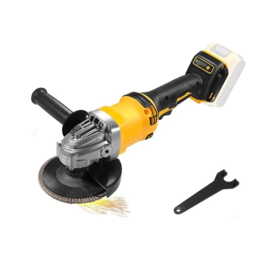 

Cordless Angle Grinder Compatible With Dewalt 20V MAX Battery NO Battery 4-1/2" Grinder Power Tools Battery Powered Brushless 3