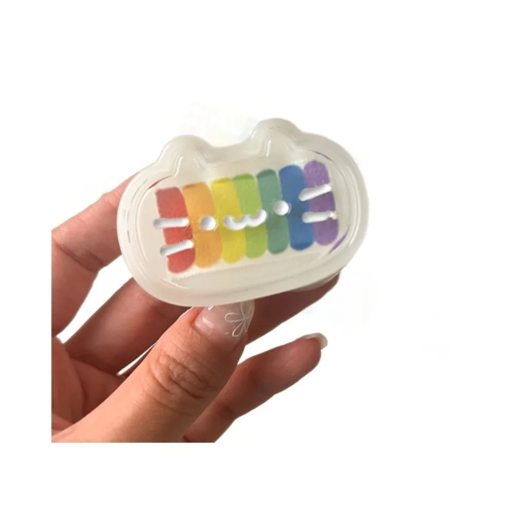 Miękka Tęczowa Zabawka Antystresowa w Kształcie Kota, Mochi Fidget Toy, Powolny Powrót, PU Squishy, Zabawka dla Dzieci