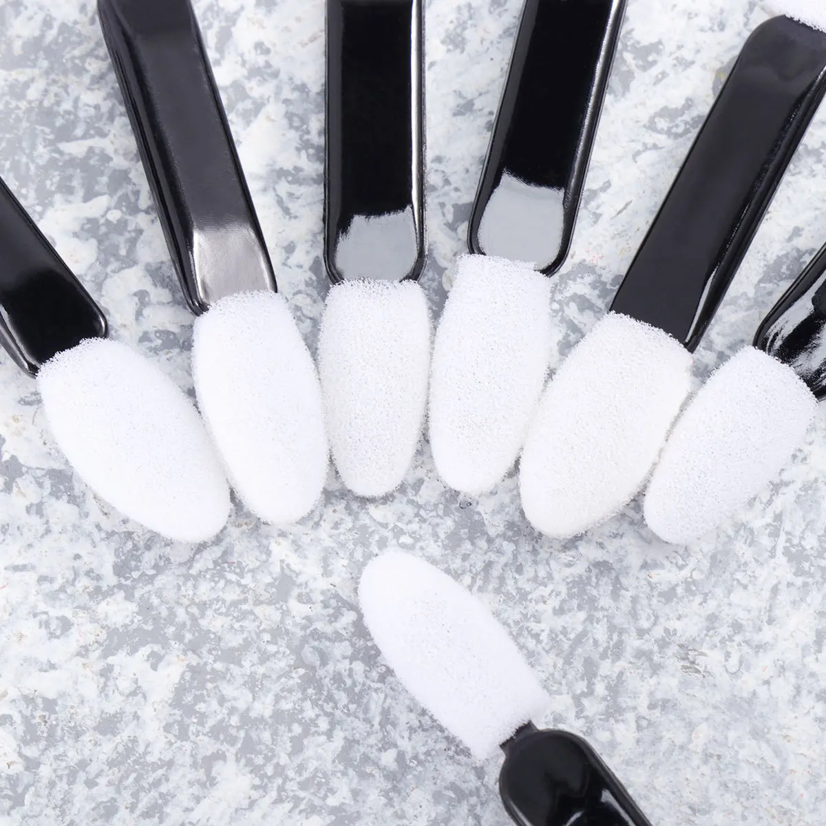 

100pcs Dual Ended Eyeshadow Brush Disposable Smooth Tip Makeup Applicator For Travel Party Wedding Women Makeup Brushes