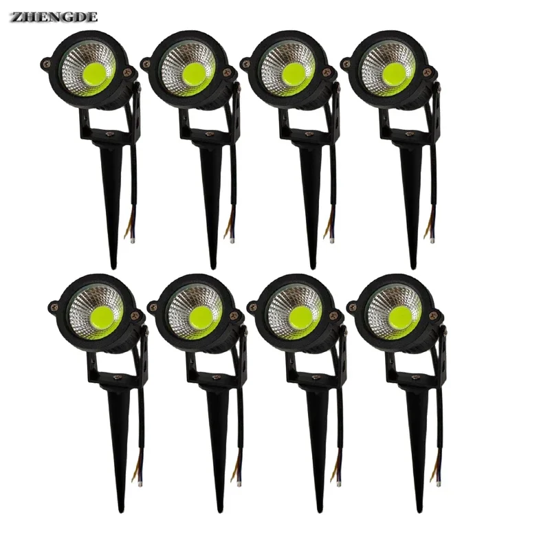 6-16PACK Led Garden Lights Lawn Lamp Low Voltage Landscape Lighting Waterproof Garden Path Spotlights AC110V 220V12V