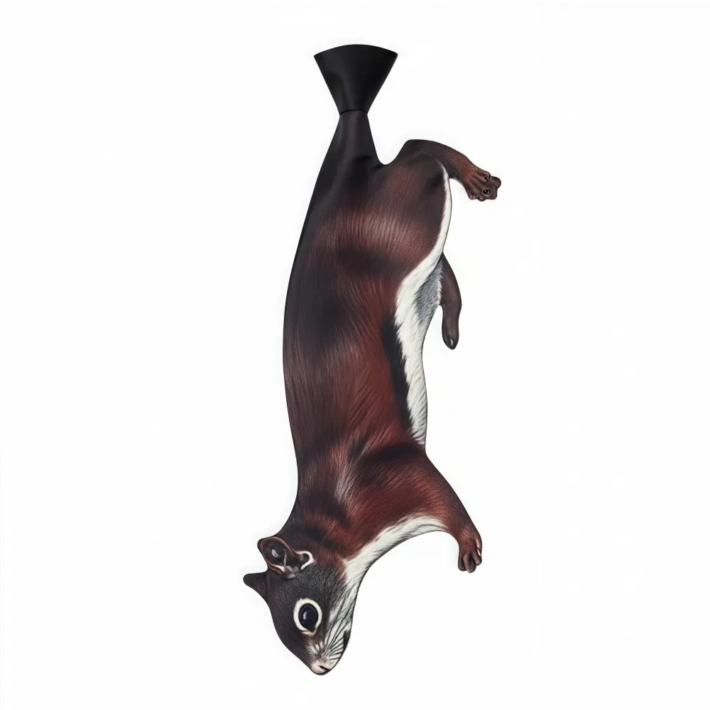 3D Cat Cat-shaped Men's Tie Novelty Lifelike Kitten Necktie Animal Pattern Satin Fabric Creative Neck Tie For Wedding and Party