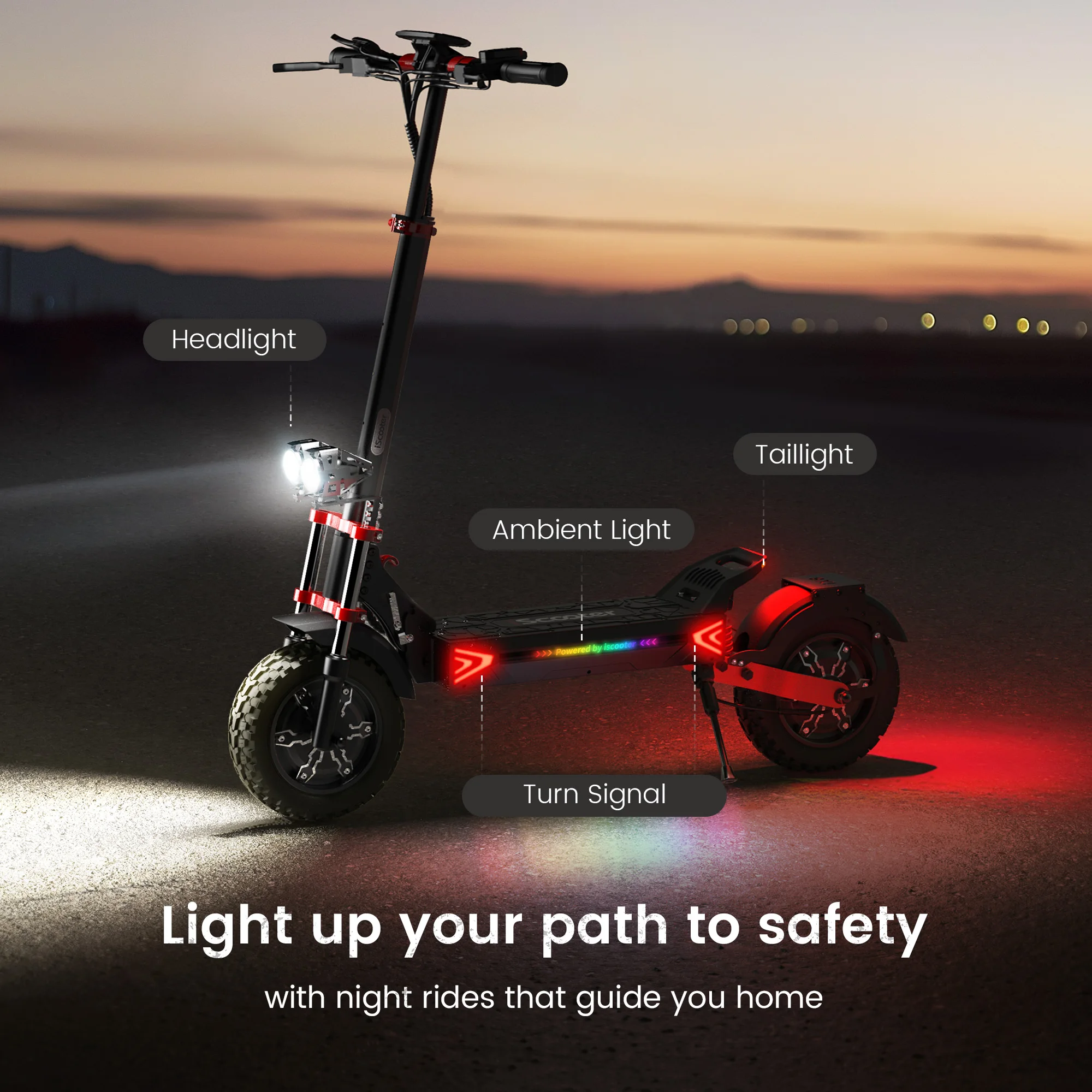 IScooter IX8 E-Scooter 48V 20Ah Battery 2400W Motor 60KM/h MAX Speed 70KM Max Range Foldable Electric Scooter