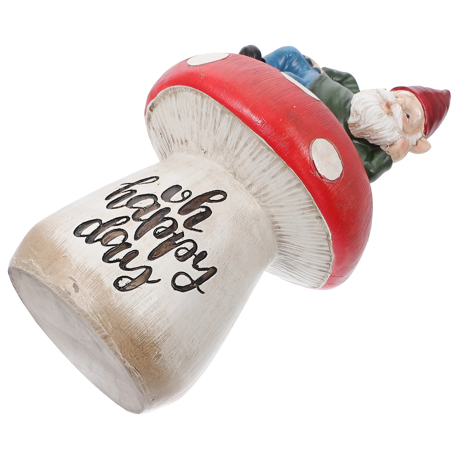 

1Pcs Durable Red White Resin Mushroom Garden Decoration Creative Sculpture Adorn Balcony Yard Outdoor Decor Sculpture Adorn