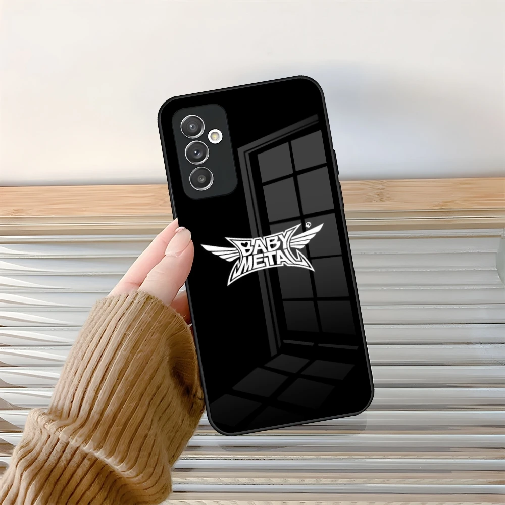 Singer B-Babymetal Phone Case Glass for Samsung Galaxy S24 S25 S20 S21 S22 S23 Ultra Fe Plus A34 A16 A54 A24 A52 A53 M54 Cover