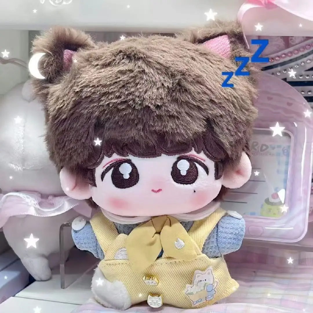 

Фаршированная 10 см аниме TOP Landing Boys Zhu Zhixin Mi Xiaoxin Атрибут Sea Star Body Плюшевая кукла Игрушка Мягкое платье Хлопок Подарок ребенку
