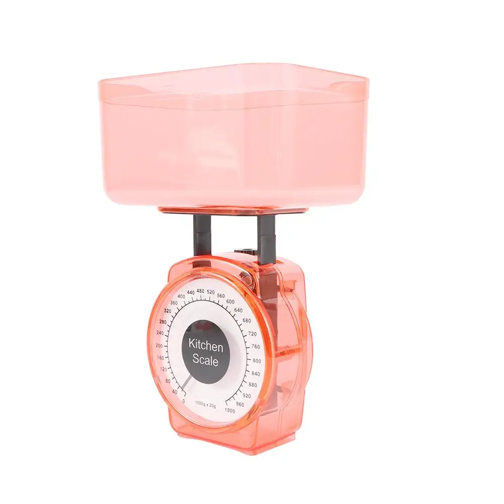 ميزان مطبخ ميكانيكي بوزن 1 كجم لمطعم المنزل وخضروات الطبخ مع مقياس ربيعي للطهي في المطاعم #4