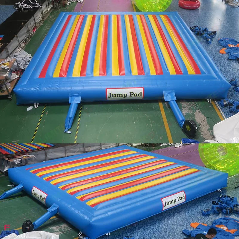 Freizeitpark aufblasbare bouncy jumper/hohe qualität aufblasbare jump pad für freizeitpark/kommerziellen luft aufblasbare jumper