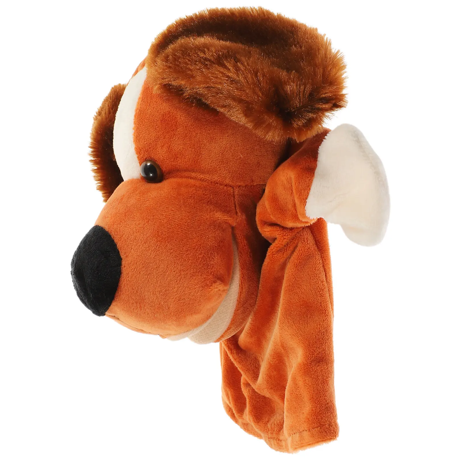 

Милая мультяшная собачка-перчатка в форме животного, интерактивная игрушка для детей, для игр и сказок, забавный подарок, очаровательная кукла-перчатка