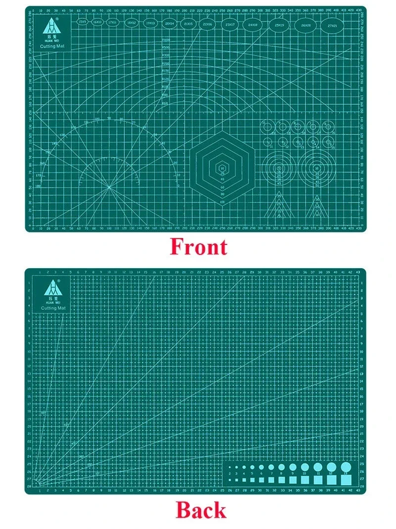 ПВХ коврик для резки A3 A4 A5, коврики для резки в стиле пэчворк, инструменты для пэчворка A3, ручной инструмент «сделай сам», доска для резки, двусторонняя самовосстанавливающаяся