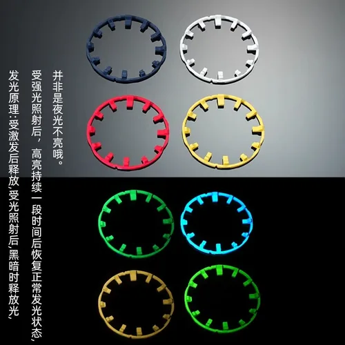 Imagen 2 del producto Marcador de hora de índice de Dial GA2100 luminoso para Casio GA-2100 2110 casioak Diy marcador de hora Dial Ring Refit piezas de Dial modificadas