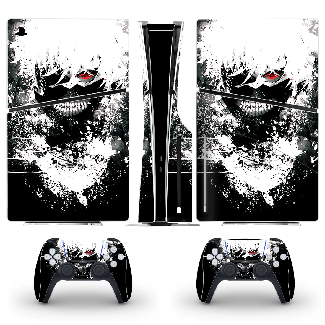 Anime Neue PS5 Slim Disc Haut Aufkleber Aufkleber Abdeckung für Konsole Controller PS5 Slim Disk Haut Aufkleber Vinyl