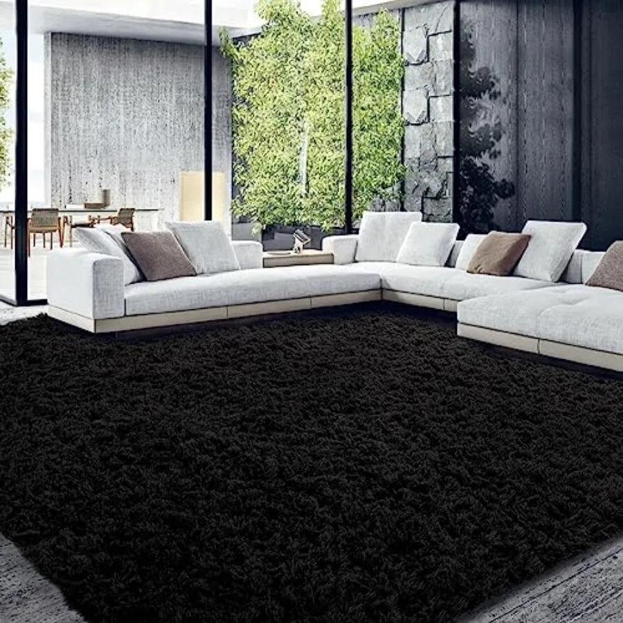

Shaggy Area Rug 12x15 Feet Ultra Fuzzy Large Plush Faux Fur Carpet for Living Room Bedroom NonSkid Fuzzy Rug for Playroom Home