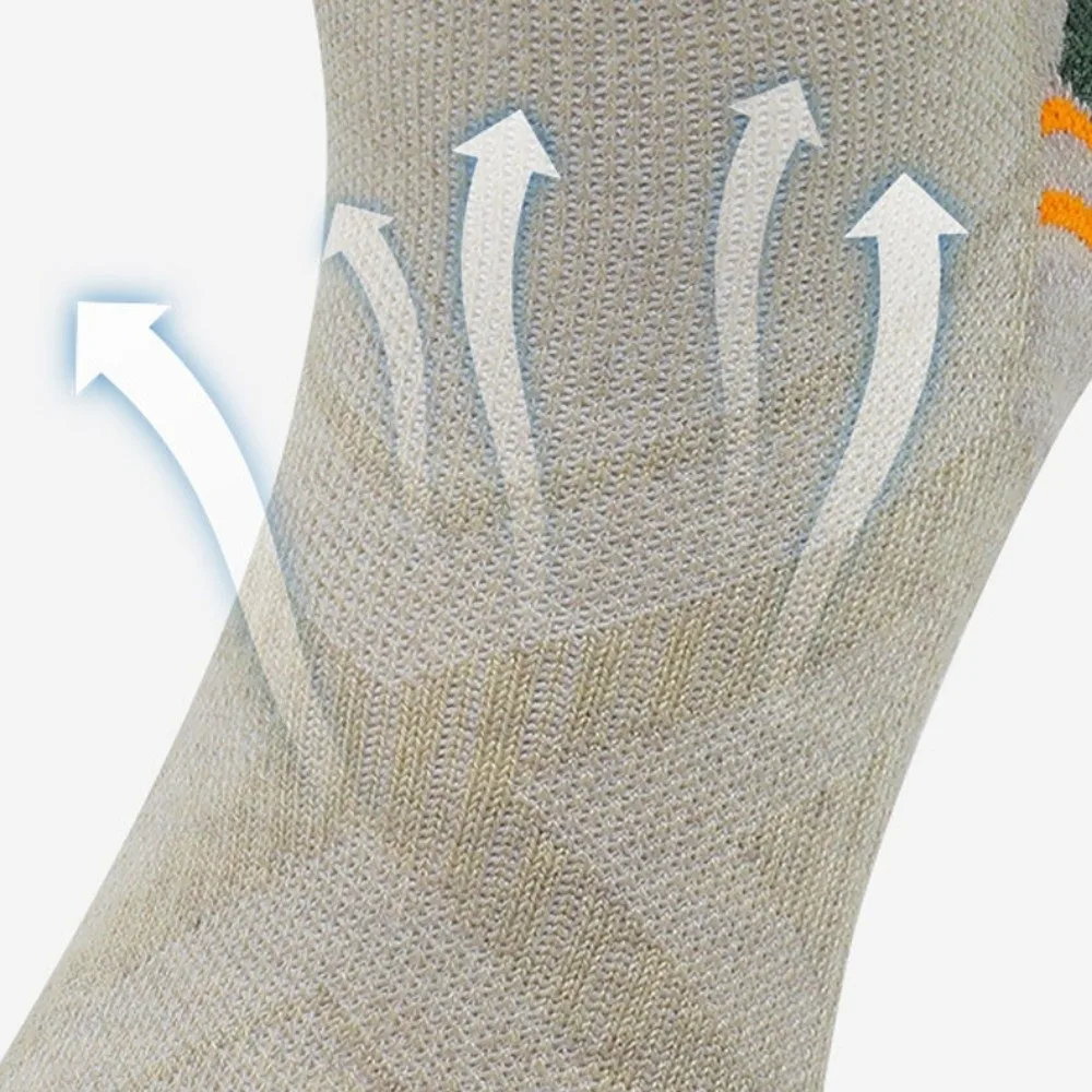 

Утолщенные теплые лыжные носки, износостойкие высокоэластичные походные носки, профессиональные влагоотводящие зимние спортивные носки для езды на велосипеде