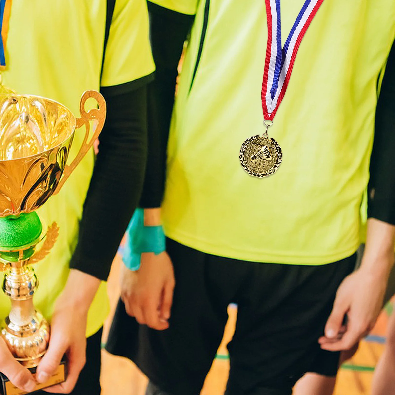 ميداليات جائزة مسابقة كرة الريشة، جائزة الحدث الرياضي المصنوعة من سبائك الزنك للأطفال، جائزة حفلات الكأس المدرسية #1