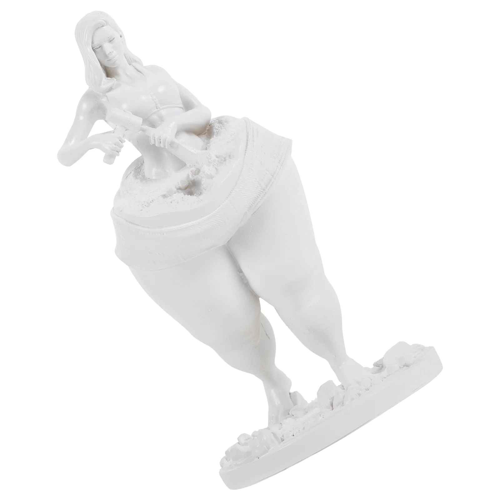 

Desktop Human Statue Resin Fitness Home Furnishings Goddess Outdoor Ornaments Woman Decorations