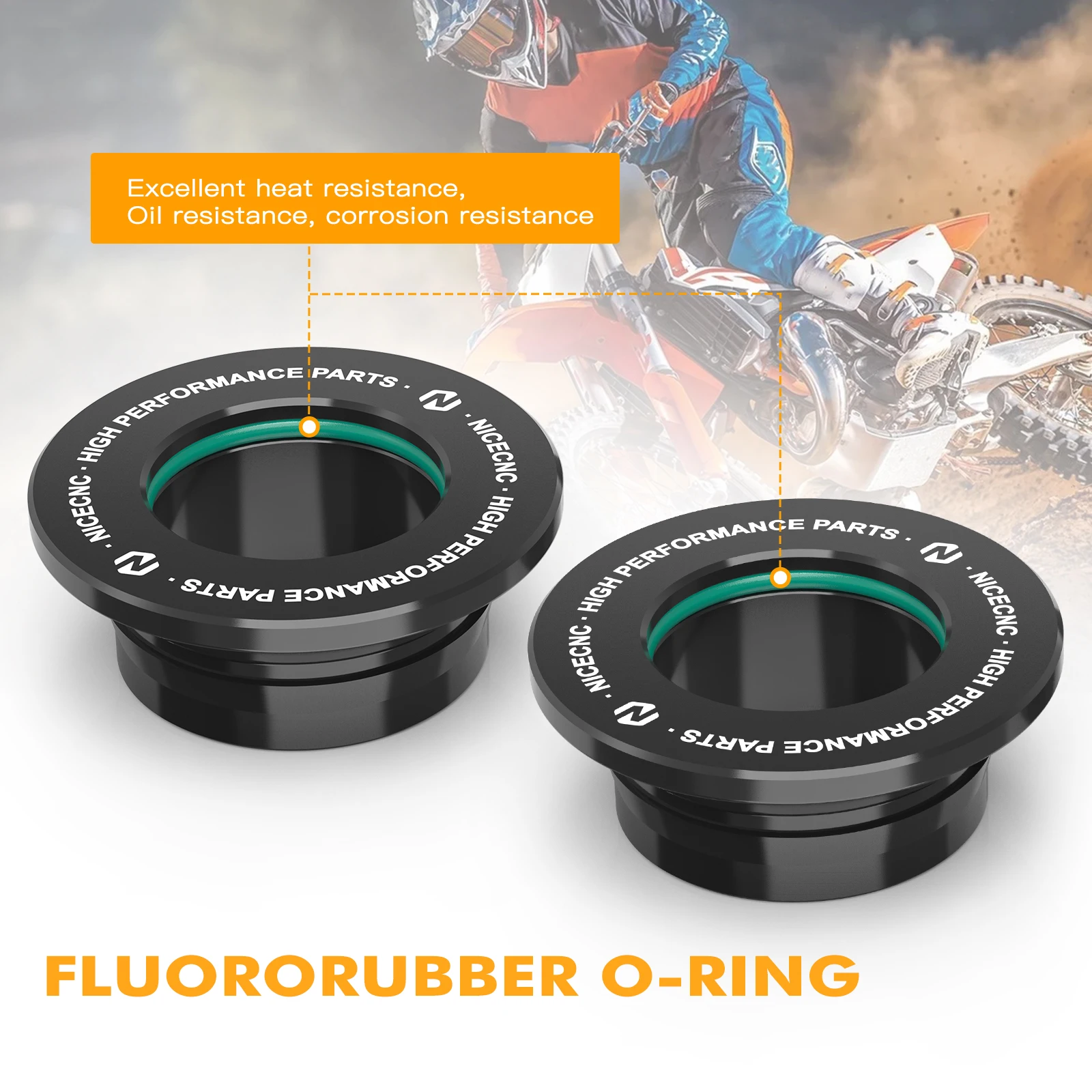 NICECNC Hinterrad-Abstandshalter, Nabenhalsbänder für Husqvarna TC125 FC350 FC250 FC450 2016–2022 TX300 TC250 FX350 FX450 2017–2022 2021