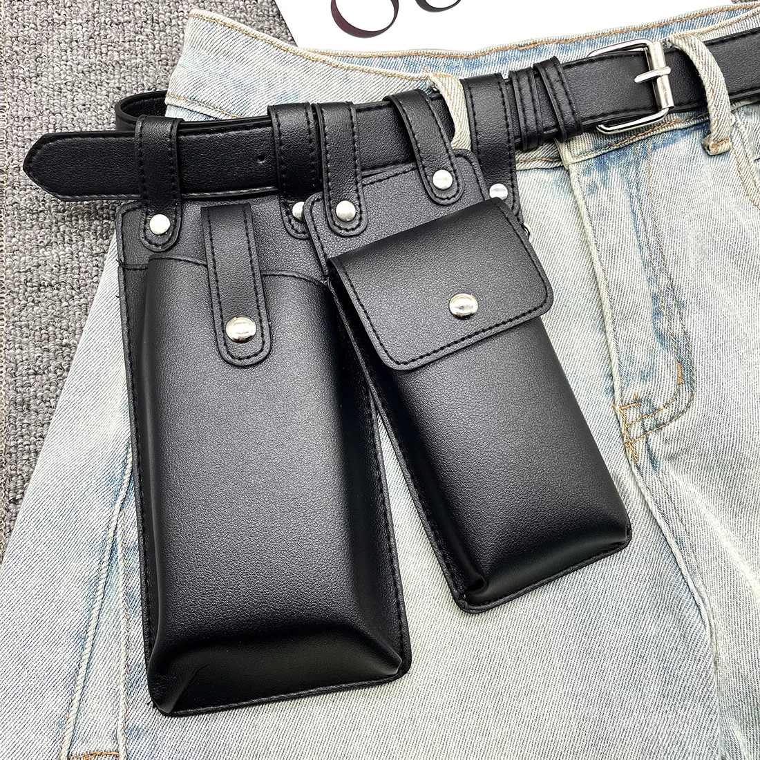 2 ชิ้นผู้หญิงหรูหราเอวกระเป๋า  - Tactical Belt Rigger บทวิจารณ์และราคา