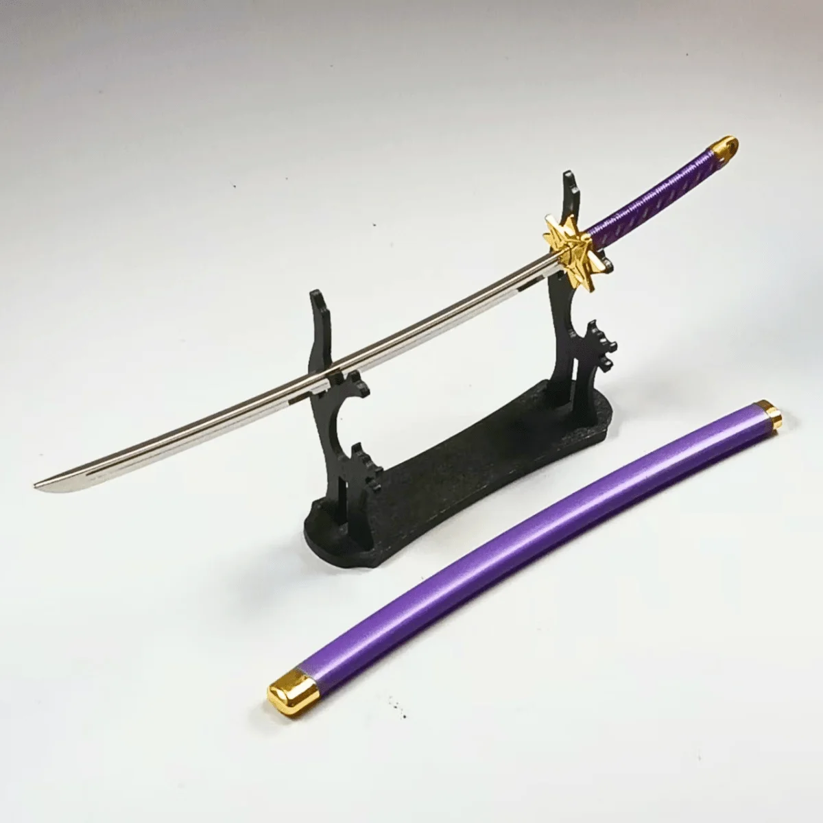 Toushirou – épée Katana en métal, 9.8 pouces, sabre Katana japonais, couteau de samouraï Ninja Original, accessoires de Cosplay, jouet accessoire