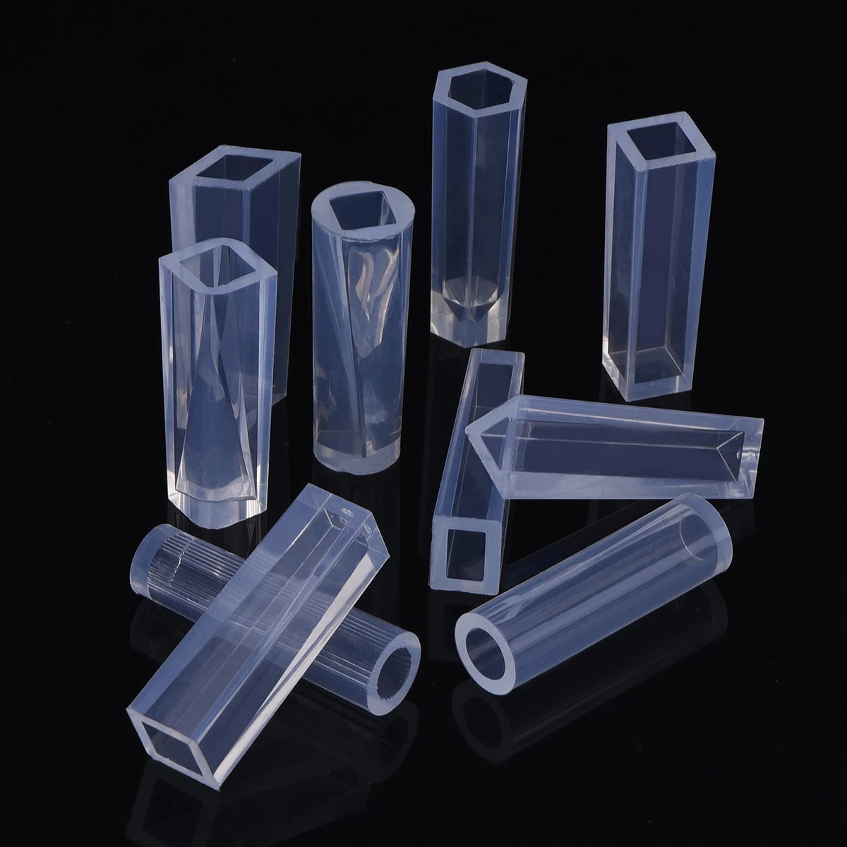 

10Pcs Silicone Molds Pendant Casting Resin Mold Set Durable Tear Resistant for DIY Jewelry Craft Silicone Mold