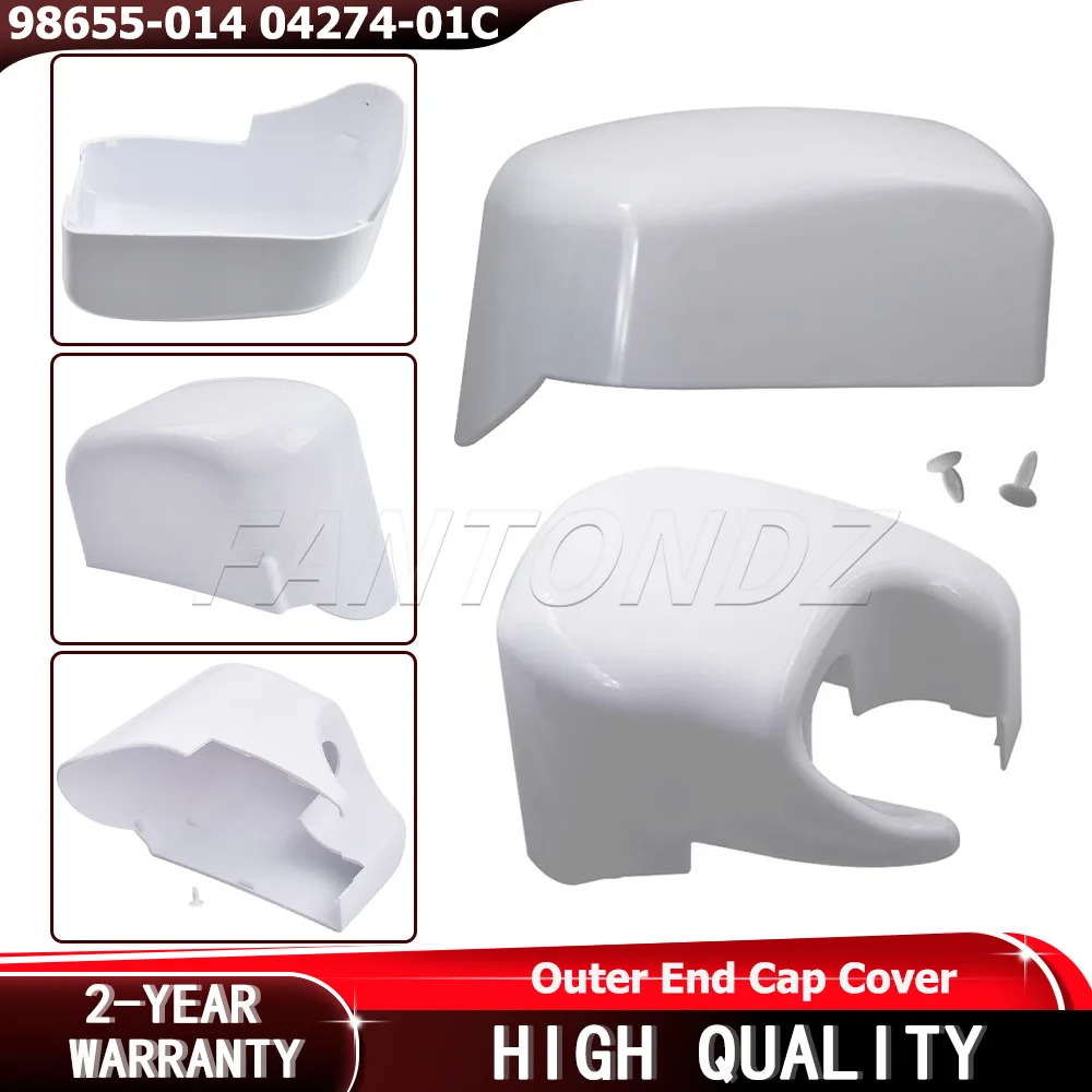 For Fiamma F45i Motorhome Awning Outer End Cap Cover Polar White Left 98655-014 Or Right 04274-01C