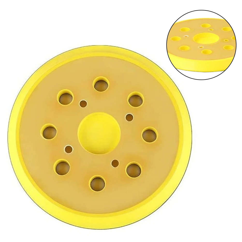 

1PC 5 Inch 8-Holes Round Backing Pad 4 Nails Backing Sanding Disc Pad For Electric Orbital Sander Polishing