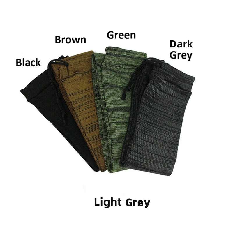 

Military tactical hunting rifle socks sniper rifle handgun knitted socks protective leather dustproof storage bag